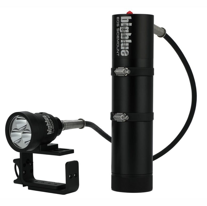 4000 Lumen Tech Light Side Mount EOS, Narrow Beam Spotlight for Cave and Wreck Diving