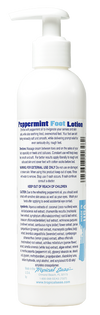 PEPPERMINT FOOT & BODY LOTION 8 OZ