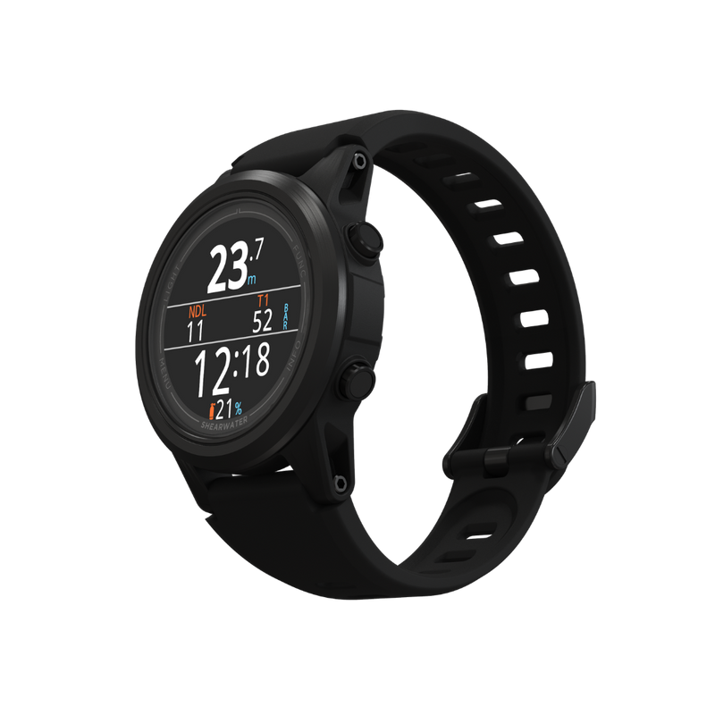 Shearwater Tern TX Dive Computer Features Overview – Infographic Highlighting Key Specifications