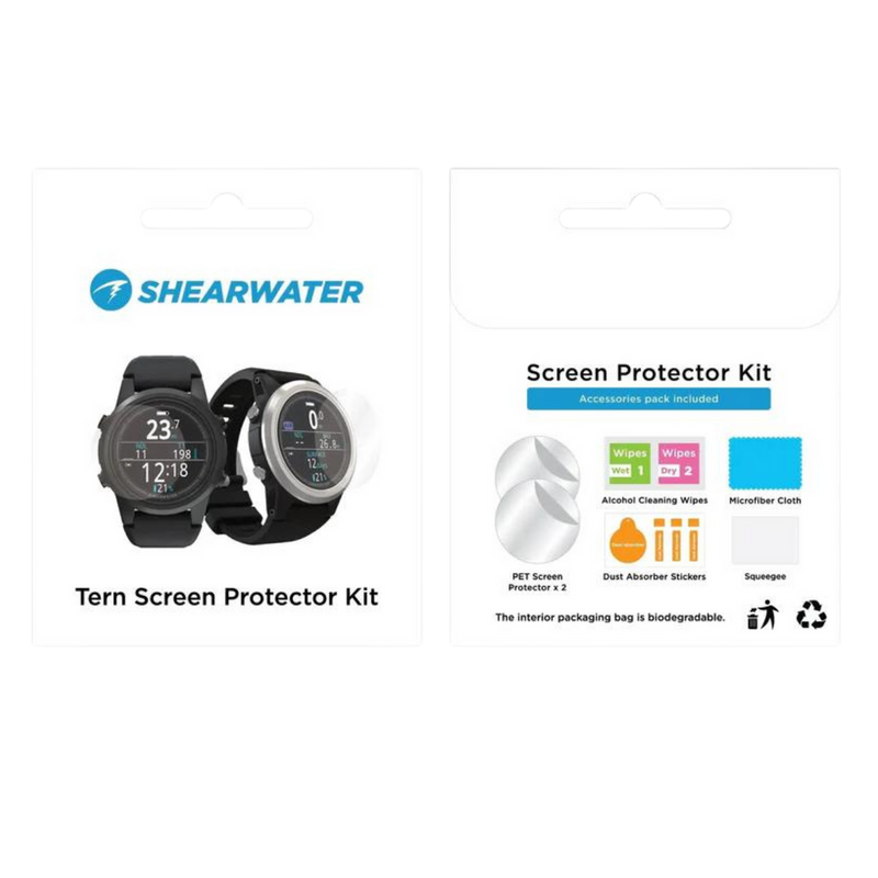 Shearwater Tern Screen Protector Kit – Protective Film and Applicator for Dive Computer