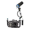11000 Lumen Video Light Plus Blue RC Ready, Wide Beam Underwater Illumination, Scuba Photography Gear