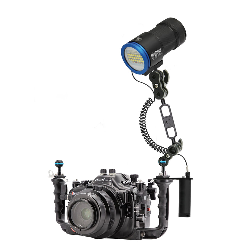 20000 Lumen Video Light Built In Blue and Red LED Remote Control Ready, Wide Beam Underwater Illumination, Scuba Photography Gear