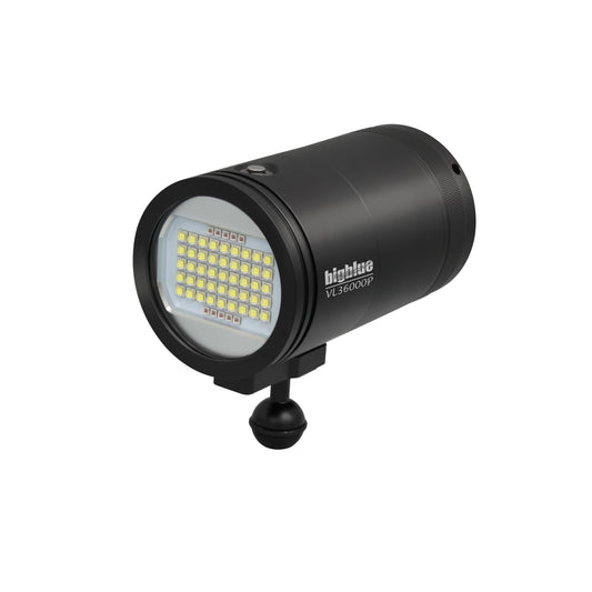 36000 Lumen Pro Video Light, Wide Beam Underwater Illumination, Professional Scuba Filming Gear