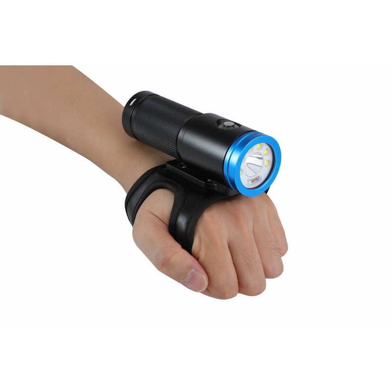 2900 Lumen Dual Beam Compact Light Built In Blue and Red, Versatile Underwater Illumination, Dive Accessory