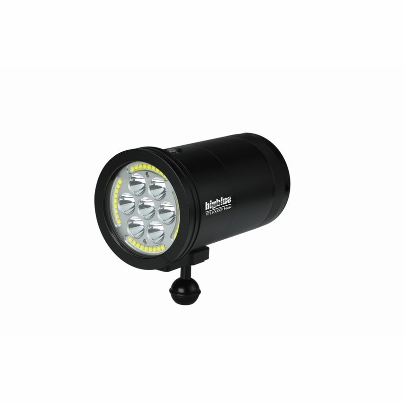 30000 Lumen Dual Beam Dive Light, Wide Flood Spot Beam High CRI Lighting