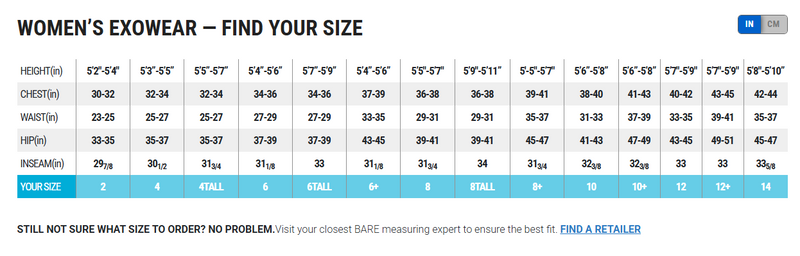 EXOWEAR SHORTS, WOMEN'S - BLK/GRY