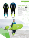 3/2mm Men's Front Zip Tropic Full
