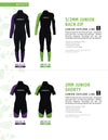 3/2mm Kids Back Zip Fullsuit