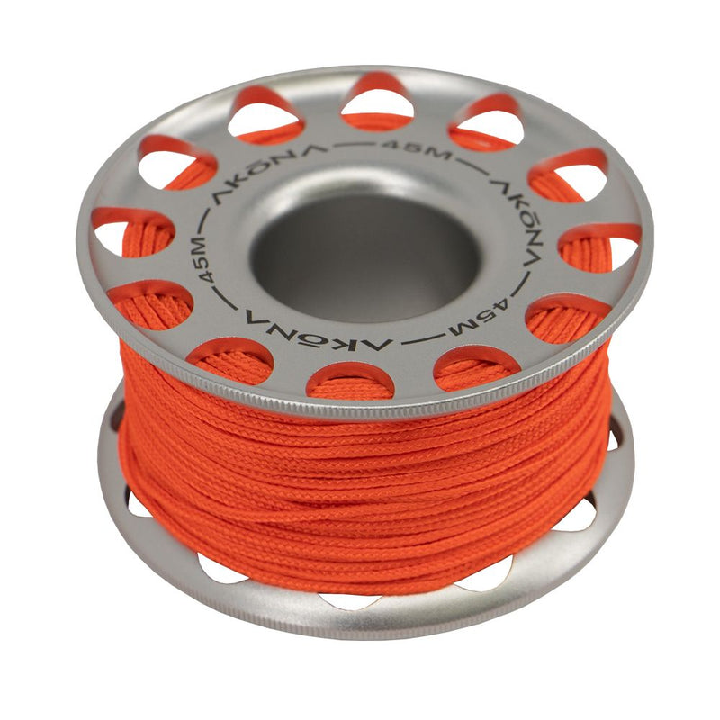 Aluminum Spool 45M / 150FT Silver-Scuba Schools of America