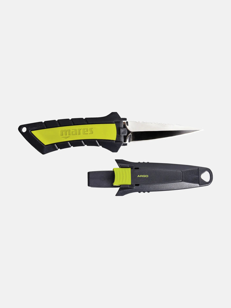 Knife ARGO by Mares – Compact Stainless Steel Dive Knife Product Photo