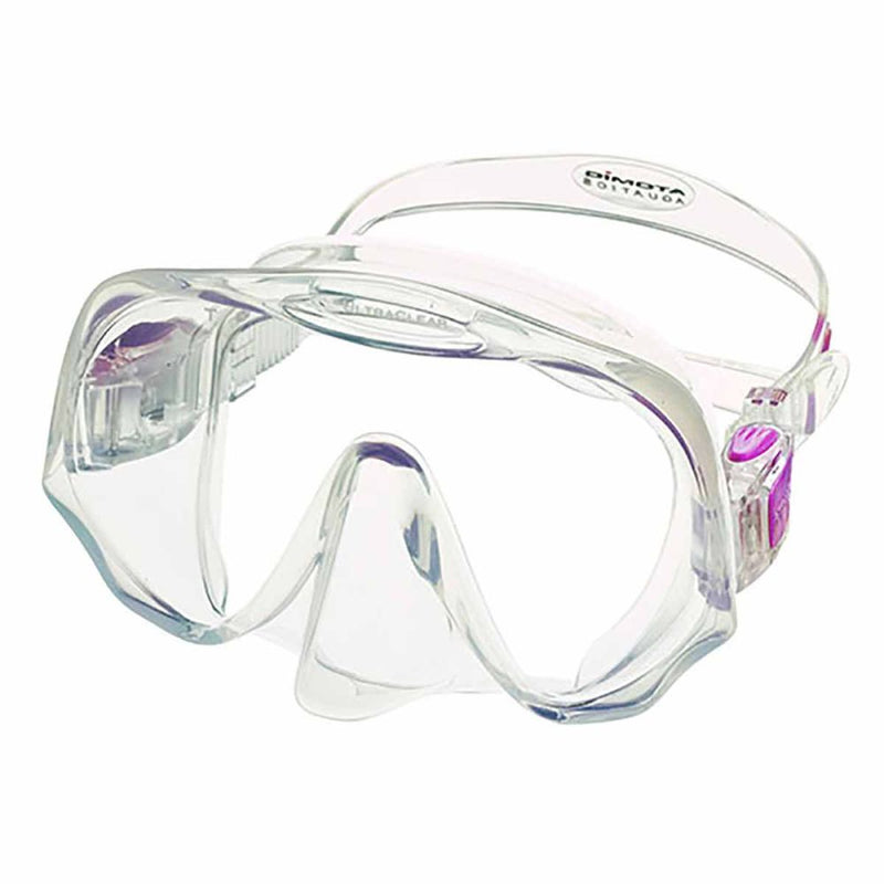 Atomic Aquatics Frameless Mask Medium Clear/Fuchsia product photo