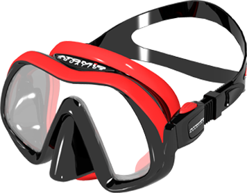 Venom Frameless Mask Red product photo