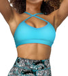 Eco-friendly Bahama Blue Bikini Sports Bra Hybrid