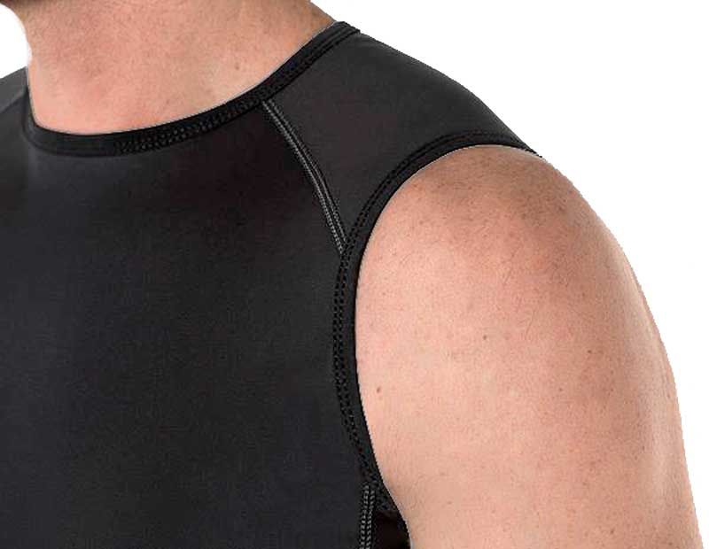 EXOWEAR VEST, UNISEX - BLK/GRY