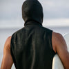 EXOWEAR HOODED VEST, UNISEX - BLK/GRY