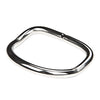 XDEEP Bent D-Ring – 6 mm thick stainless steel curved ring for streamlined scuba BCD rigging