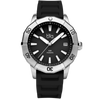 Bia Rosie 38mm Dive Watch silicon strap with black dial