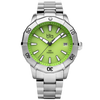 Bia Rosie Dive Watch B2007 with green dial and stainless steel