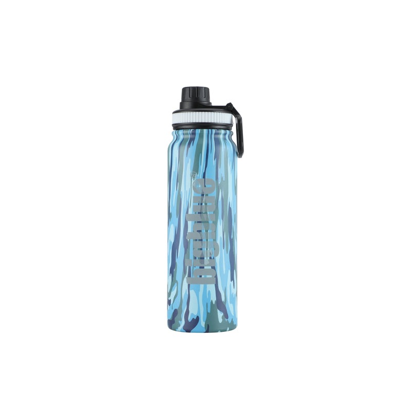 Bigblue Camo Sports Water Bottle Blue Camo, Durable Hydration Bottle-Scuba Schools of America
