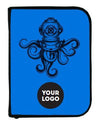 Scuba diving logbook with blue cover featuring octopus and diving helmet design - Innovate Scuba Concepts