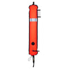 Closed DSMB, 140 cm long, with 3M Scotchlite Solas reflective tape-Scuba Schools of America