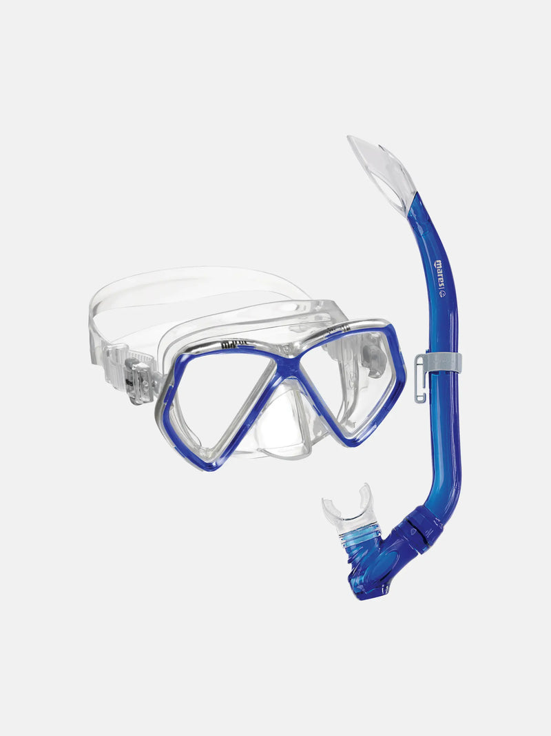 Combo PIRATE Junior Snorkel Gear, Soft-Seal Silicone Mask and Splash-Resistant Snorkel-Scuba Schools of America