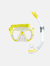 Combo WAHOO NEON Snorkeling Set, Bright Comfortable Mask and Easy-Breathe Snorkel-Scuba Schools of America