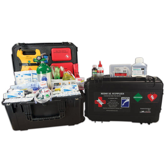 Commercial Diver AED & O2 (Hard Case)-Scuba Schools of America