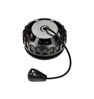 XDEEP complete overpressure relief valve (OPRV), top and bottom parts, front view.