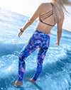 Eco-Friendly Cosmic Whale Contour Leggings