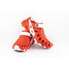 Crosskix 2.0 Mercury red water shoes with white accents and perforated design, pair shown from three-quarter angle