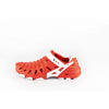 Crosskix 2.0 Mercury red water shoe with white stripe detailing, single shoe shown from side profile