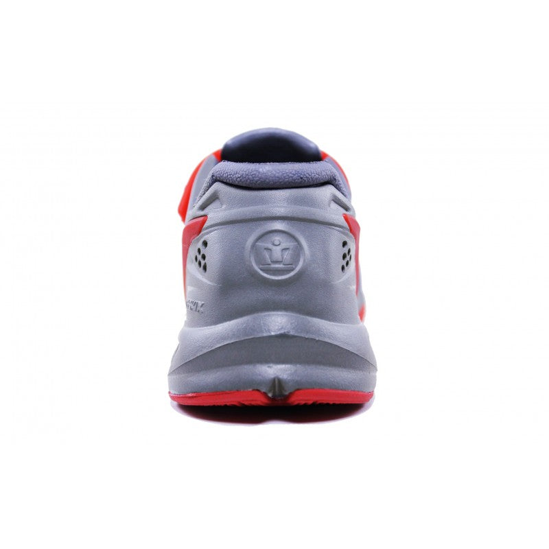 Crosskix 2.0 Red Dawn water shoe back heel view showing red accents and brand logo details