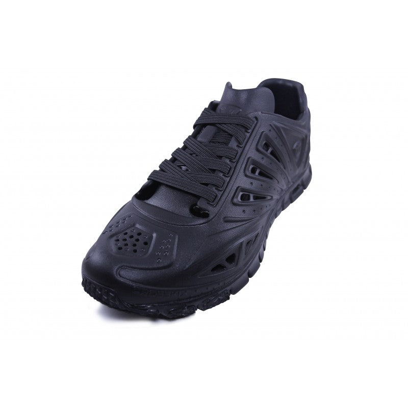 Crosskix APX Blackwater athletic shoe three-quarter angle view showcasing overall silhouette and design features