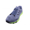 Crosskix APX Charcoal Lime athletic shoe three-quarter angle view displaying the complete gray and lime green colorway with breathable upper design