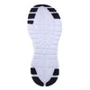 Crosskix APX Greenline white and black outsole pattern, bottom view displaying traction design and flex grooves
