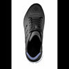 Crosskix APX Midnite athletic shoe top-down view displaying black perforated upper construction with ventilation holes and lace-up closure