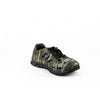 Crosskix APX Bottomlands by Mossy Oak sneaker three-quarter rear angle view displaying the heel construction and camouflage design