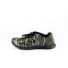 Crosskix APX Bottomlands by Mossy Oak sneaker medial side view displaying the inner profile and complete camouflage pattern coverage