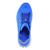 Crosskix APX Pacific Blue shoe top-down view showing lacing system, perforated toe box design, and interior blue lining