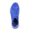 Crosskix APX Patriot blue athletic shoe with perforated toe box and lacing system, top-down view