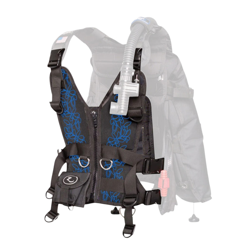 Custom Zena Front Panel – Zeagle Women’s BCD Personalization Product Photo