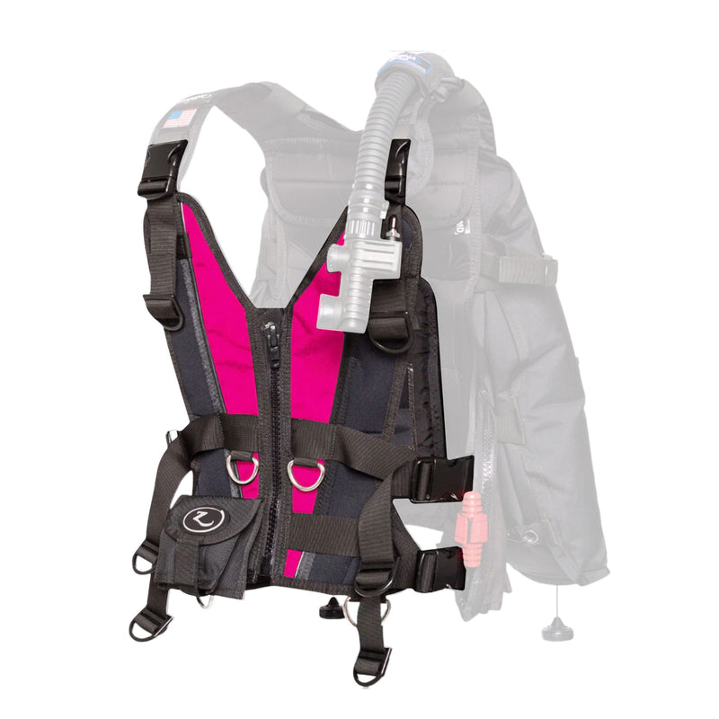 Custom Zena Front Panel – Zeagle Women’s BCD Personalization Product Photo