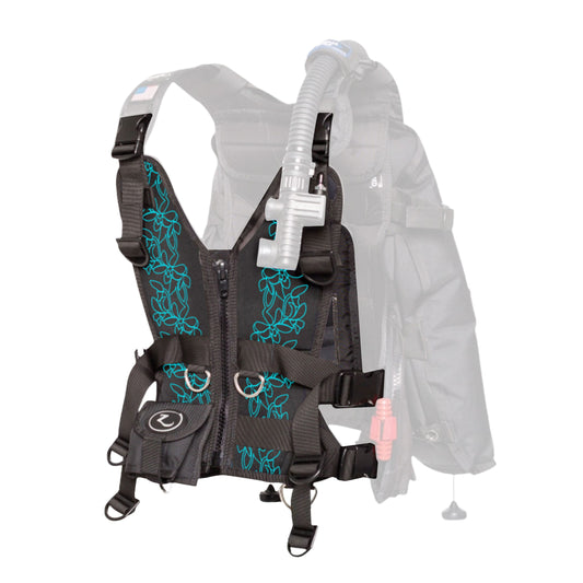Custom Zena Front Panel – Zeagle Women’s BCD Personalization Product Photo