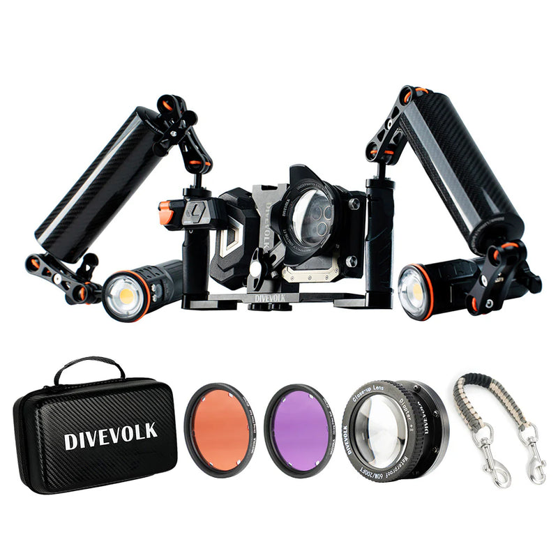 Divevolk Almighty SL120 Ultimate Underwater Cinema Kit Product Photo