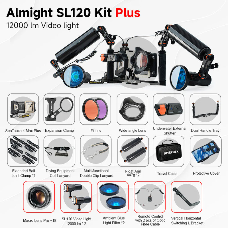 Divevolk Almighty SL120 Plus Underwater Cinema System Product Photo