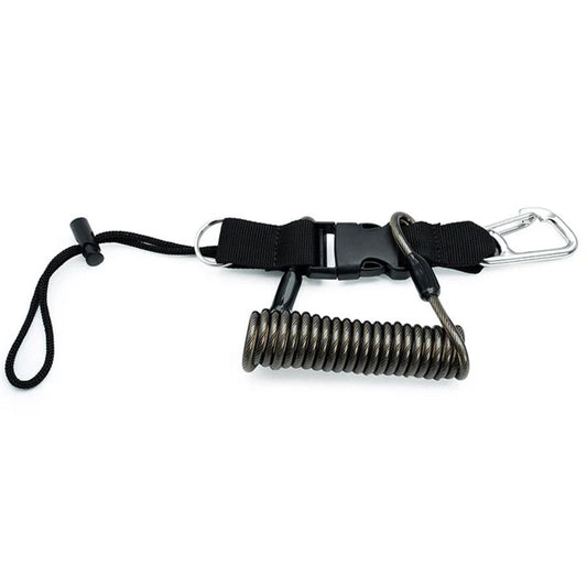 DIVEVOLK Coiled Safety Lanyard for SeaTouch 4 Max Underwater Housing-Scuba Schools of America