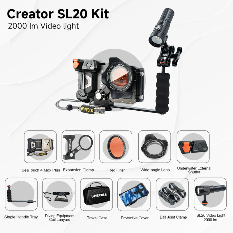 Divevolk Creator SL20 Underwater Video Kit Product Photo