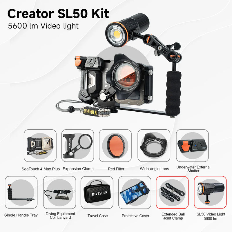 Divevolk Creator SL50 Underwater Video Kit Product Photo