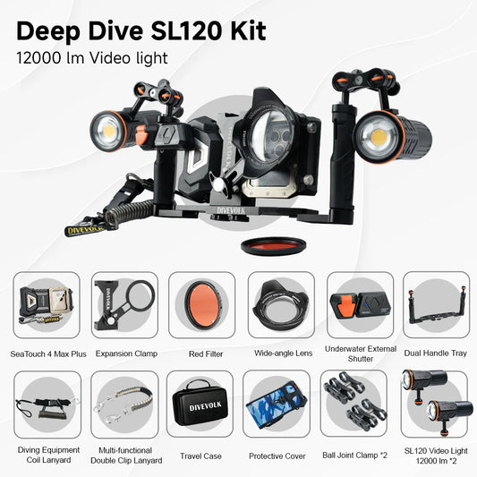 Divevolk Deep Dive SL120 Underwater Cinema Kit Product Photo